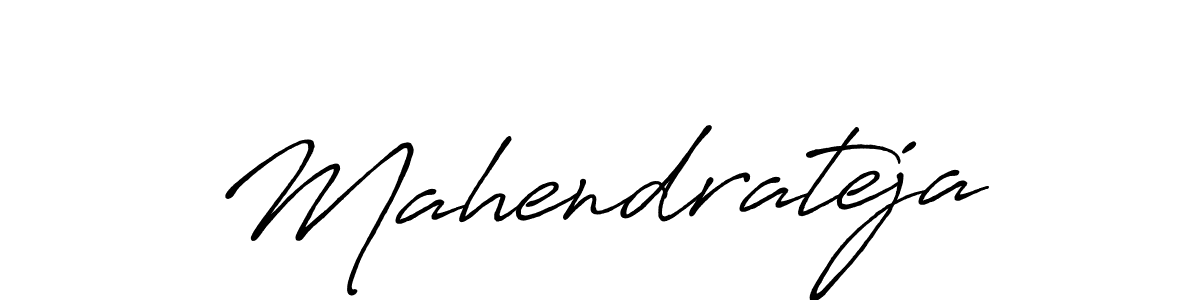 Use a signature maker to create a handwritten signature online. With this signature software, you can design (Antro_Vectra_Bolder) your own signature for name Mahendrateja. Mahendrateja signature style 7 images and pictures png