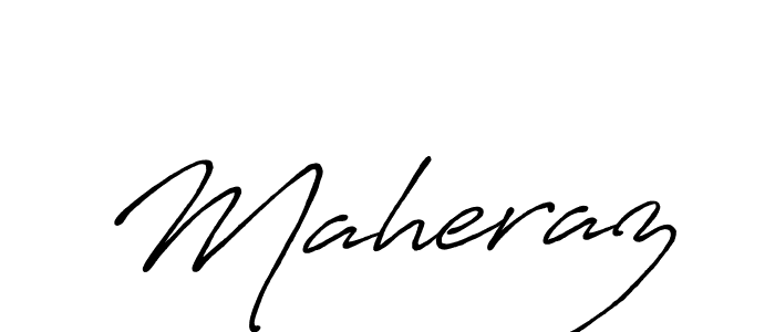 It looks lik you need a new signature style for name Maheraz. Design unique handwritten (Antro_Vectra_Bolder) signature with our free signature maker in just a few clicks. Maheraz signature style 7 images and pictures png