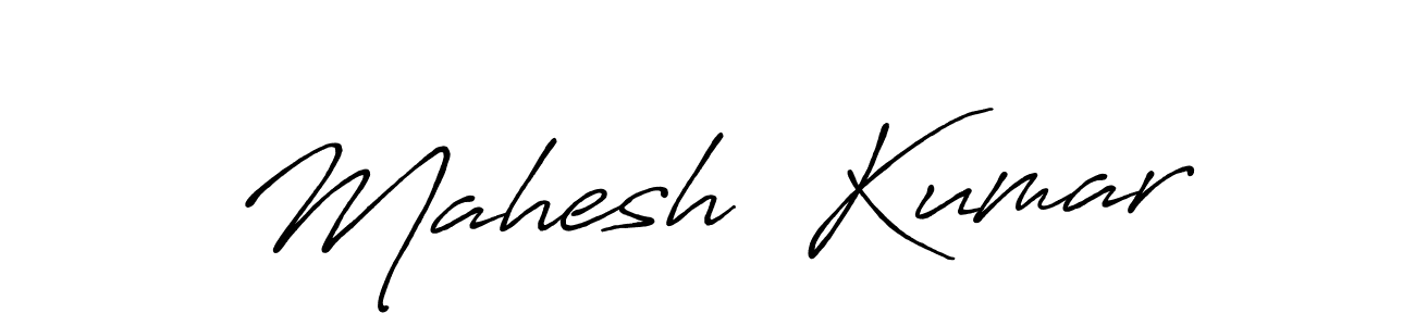 You should practise on your own different ways (Antro_Vectra_Bolder) to write your name (Mahesh  Kumar) in signature. don't let someone else do it for you. Mahesh  Kumar signature style 7 images and pictures png