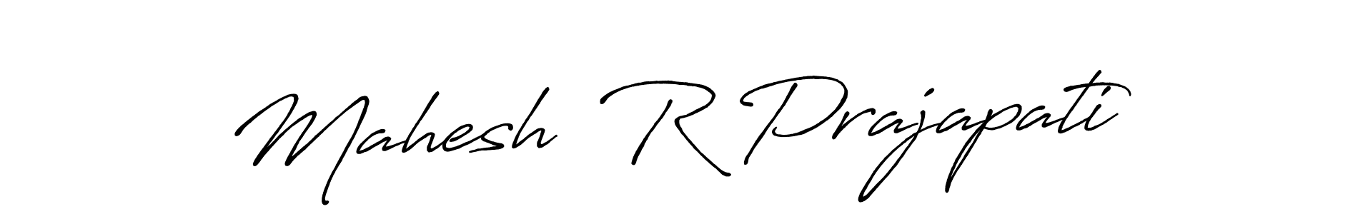 Design your own signature with our free online signature maker. With this signature software, you can create a handwritten (Antro_Vectra_Bolder) signature for name Mahesh  R Prajapati. Mahesh  R Prajapati signature style 7 images and pictures png