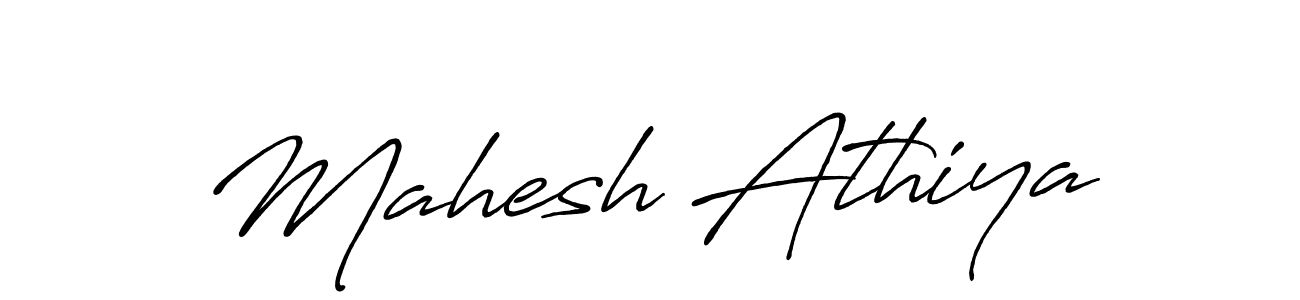 It looks lik you need a new signature style for name Mahesh Athiya. Design unique handwritten (Antro_Vectra_Bolder) signature with our free signature maker in just a few clicks. Mahesh Athiya signature style 7 images and pictures png