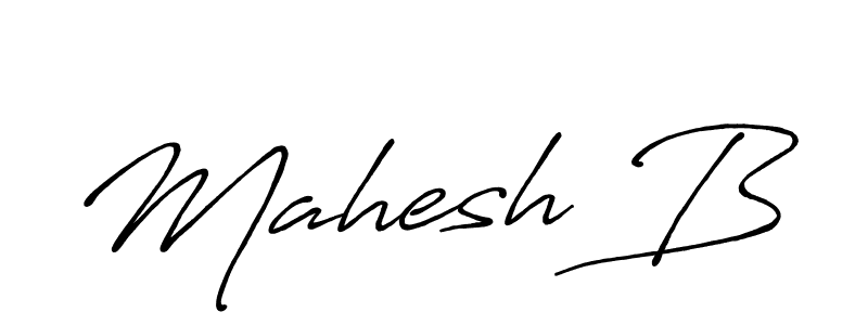 Once you've used our free online signature maker to create your best signature Antro_Vectra_Bolder style, it's time to enjoy all of the benefits that Mahesh B name signing documents. Mahesh B signature style 7 images and pictures png