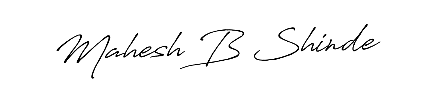 Antro_Vectra_Bolder is a professional signature style that is perfect for those who want to add a touch of class to their signature. It is also a great choice for those who want to make their signature more unique. Get Mahesh B Shinde name to fancy signature for free. Mahesh B Shinde signature style 7 images and pictures png