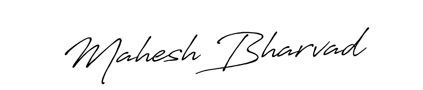 Antro_Vectra_Bolder is a professional signature style that is perfect for those who want to add a touch of class to their signature. It is also a great choice for those who want to make their signature more unique. Get Mahesh Bharvad name to fancy signature for free. Mahesh Bharvad signature style 7 images and pictures png
