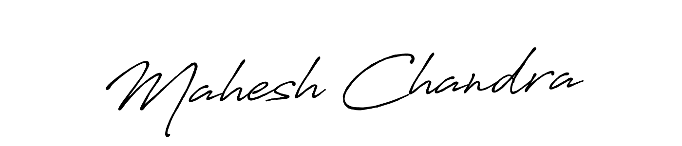 Also we have Mahesh Chandra name is the best signature style. Create professional handwritten signature collection using Antro_Vectra_Bolder autograph style. Mahesh Chandra signature style 7 images and pictures png