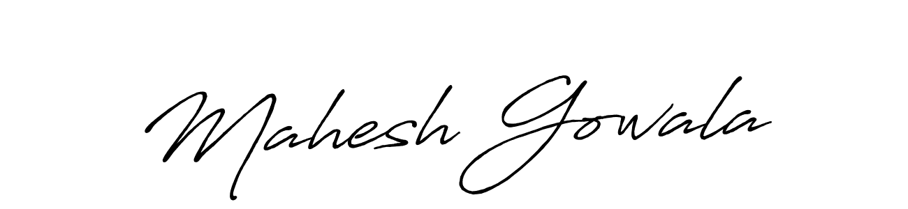 It looks lik you need a new signature style for name Mahesh Gowala. Design unique handwritten (Antro_Vectra_Bolder) signature with our free signature maker in just a few clicks. Mahesh Gowala signature style 7 images and pictures png