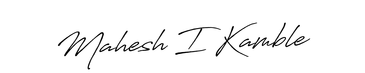 Make a beautiful signature design for name Mahesh I Kamble. Use this online signature maker to create a handwritten signature for free. Mahesh I Kamble signature style 7 images and pictures png