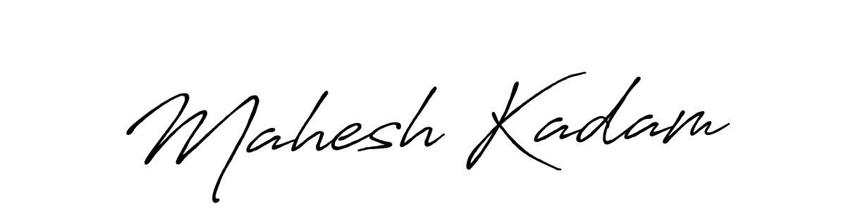 Also You can easily find your signature by using the search form. We will create Mahesh Kadam name handwritten signature images for you free of cost using Antro_Vectra_Bolder sign style. Mahesh Kadam signature style 7 images and pictures png