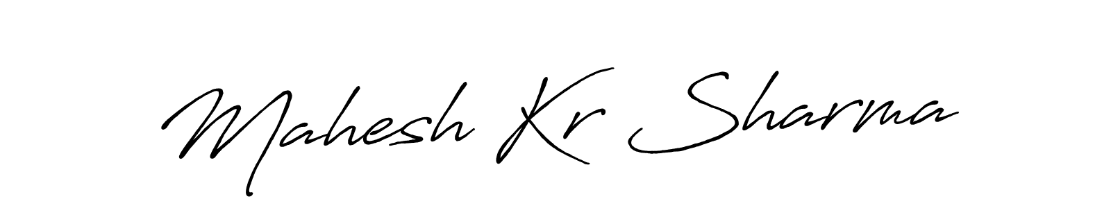 This is the best signature style for the Mahesh Kr Sharma name. Also you like these signature font (Antro_Vectra_Bolder). Mix name signature. Mahesh Kr Sharma signature style 7 images and pictures png