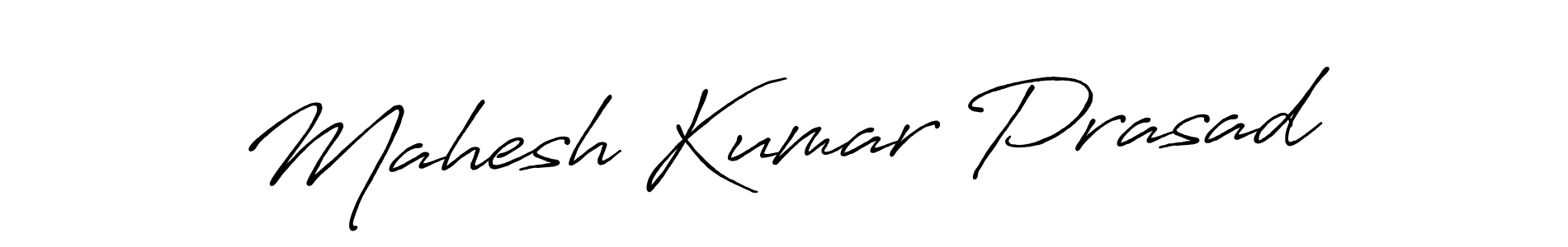 The best way (Antro_Vectra_Bolder) to make a short signature is to pick only two or three words in your name. The name Mahesh Kumar Prasad include a total of six letters. For converting this name. Mahesh Kumar Prasad signature style 7 images and pictures png