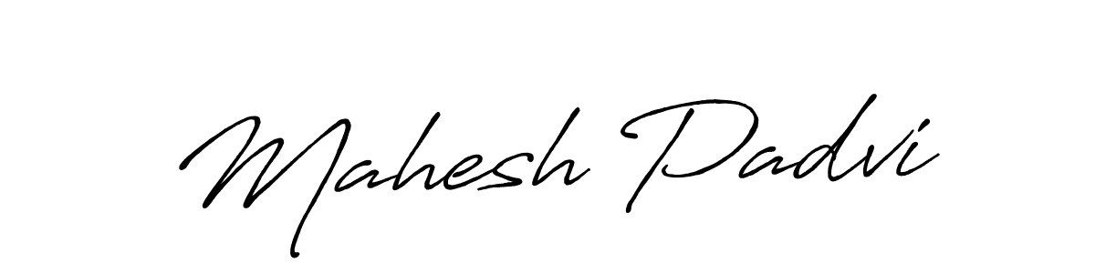 Antro_Vectra_Bolder is a professional signature style that is perfect for those who want to add a touch of class to their signature. It is also a great choice for those who want to make their signature more unique. Get Mahesh Padvi name to fancy signature for free. Mahesh Padvi signature style 7 images and pictures png