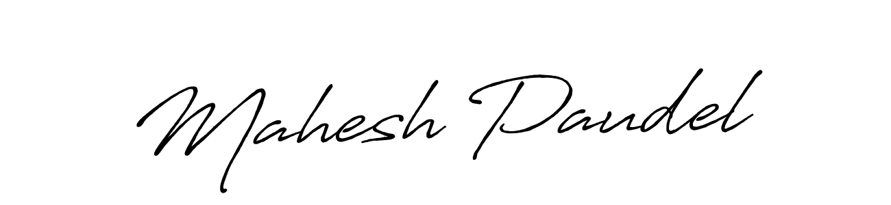 It looks lik you need a new signature style for name Mahesh Paudel. Design unique handwritten (Antro_Vectra_Bolder) signature with our free signature maker in just a few clicks. Mahesh Paudel signature style 7 images and pictures png