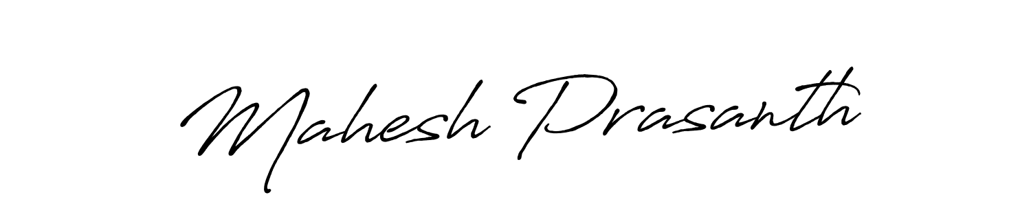 Also You can easily find your signature by using the search form. We will create Mahesh Prasanth name handwritten signature images for you free of cost using Antro_Vectra_Bolder sign style. Mahesh Prasanth signature style 7 images and pictures png