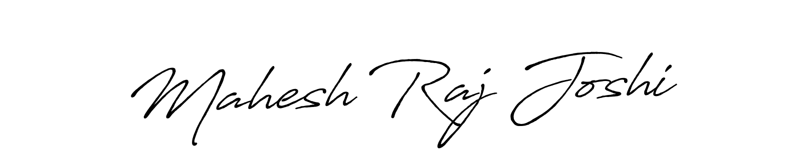 Design your own signature with our free online signature maker. With this signature software, you can create a handwritten (Antro_Vectra_Bolder) signature for name Mahesh Raj Joshi. Mahesh Raj Joshi signature style 7 images and pictures png