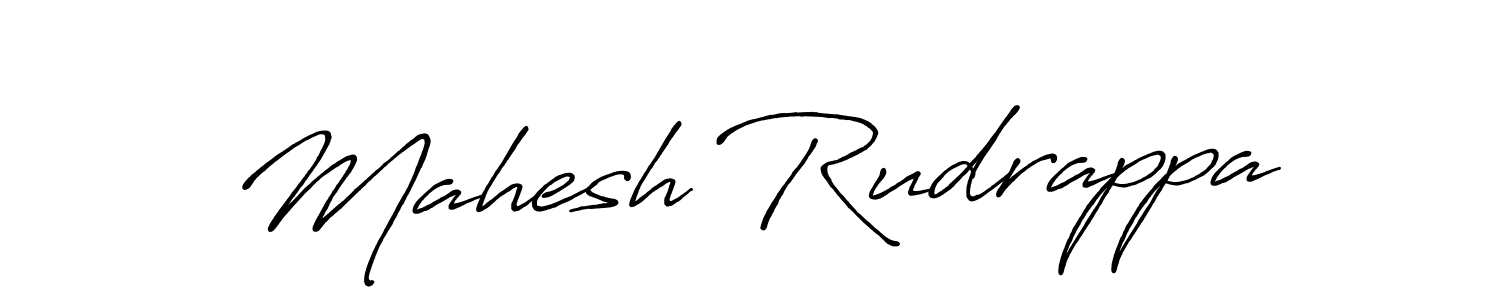 Make a beautiful signature design for name Mahesh Rudrappa. With this signature (Antro_Vectra_Bolder) style, you can create a handwritten signature for free. Mahesh Rudrappa signature style 7 images and pictures png