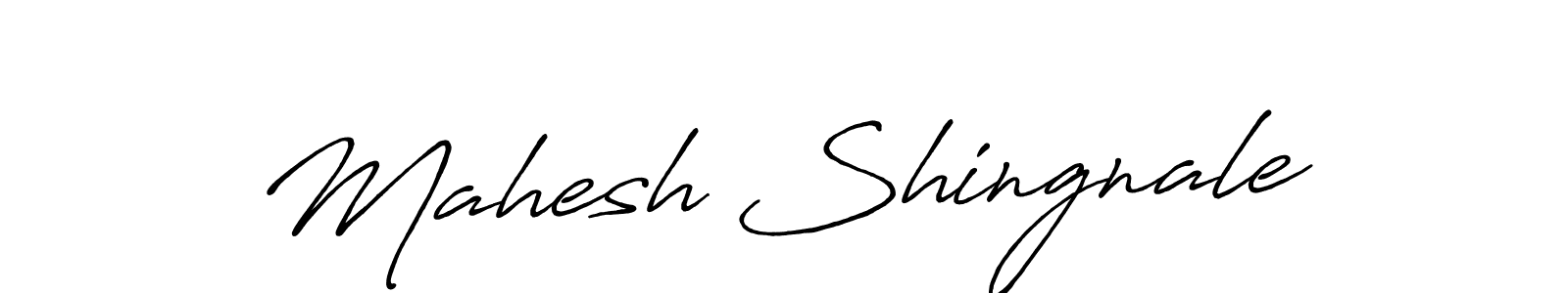 How to make Mahesh Shingnale name signature. Use Antro_Vectra_Bolder style for creating short signs online. This is the latest handwritten sign. Mahesh Shingnale signature style 7 images and pictures png