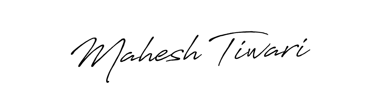 Make a beautiful signature design for name Mahesh Tiwari. With this signature (Antro_Vectra_Bolder) style, you can create a handwritten signature for free. Mahesh Tiwari signature style 7 images and pictures png