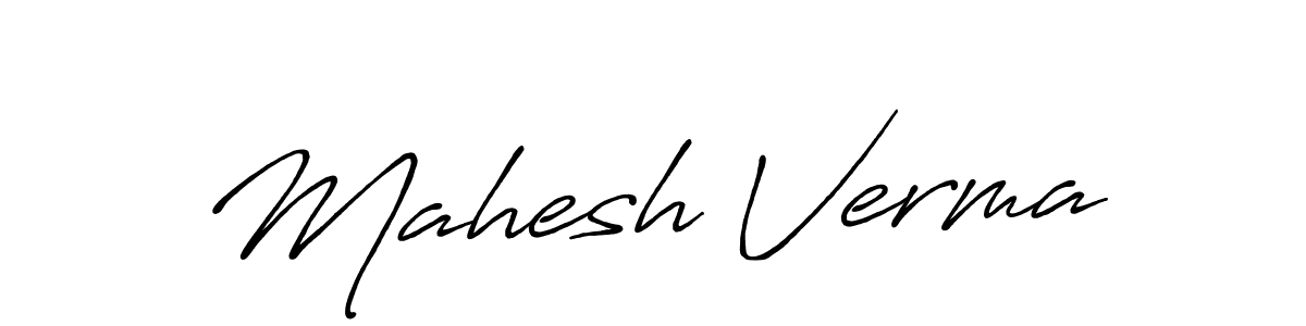 It looks lik you need a new signature style for name Mahesh Verma. Design unique handwritten (Antro_Vectra_Bolder) signature with our free signature maker in just a few clicks. Mahesh Verma signature style 7 images and pictures png