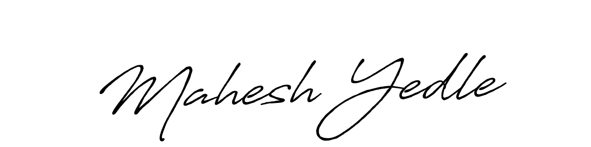This is the best signature style for the Mahesh Yedle name. Also you like these signature font (Antro_Vectra_Bolder). Mix name signature. Mahesh Yedle signature style 7 images and pictures png