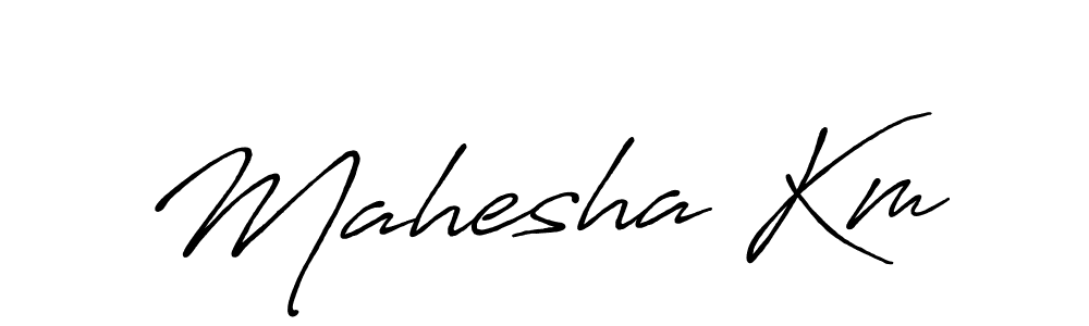 Make a short Mahesha Km signature style. Manage your documents anywhere anytime using Antro_Vectra_Bolder. Create and add eSignatures, submit forms, share and send files easily. Mahesha Km signature style 7 images and pictures png