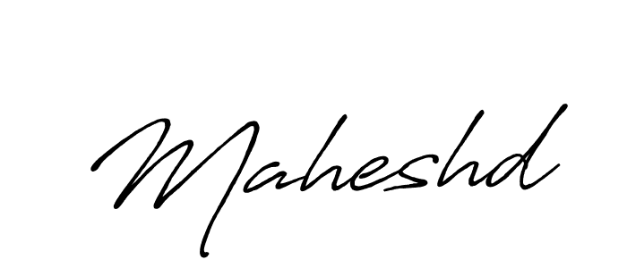 How to make Maheshd signature? Antro_Vectra_Bolder is a professional autograph style. Create handwritten signature for Maheshd name. Maheshd signature style 7 images and pictures png