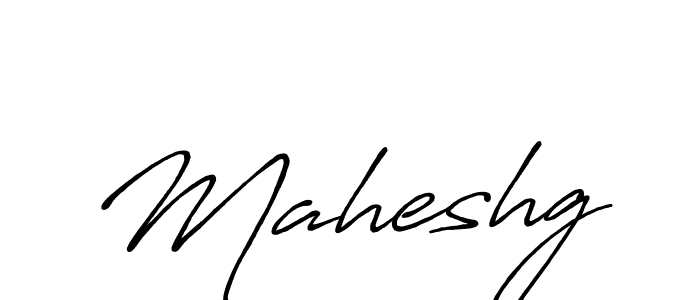 How to make Maheshg signature? Antro_Vectra_Bolder is a professional autograph style. Create handwritten signature for Maheshg name. Maheshg signature style 7 images and pictures png