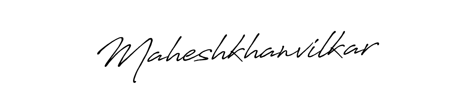 Maheshkhanvilkar stylish signature style. Best Handwritten Sign (Antro_Vectra_Bolder) for my name. Handwritten Signature Collection Ideas for my name Maheshkhanvilkar. Maheshkhanvilkar signature style 7 images and pictures png