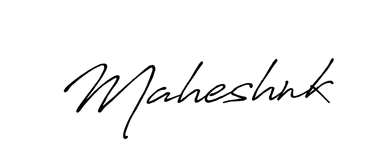 Design your own signature with our free online signature maker. With this signature software, you can create a handwritten (Antro_Vectra_Bolder) signature for name Maheshnk. Maheshnk signature style 7 images and pictures png
