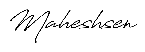 A stylish, flowing autograph style designed for name Maheshsen using Antro_Vectra_Bolder typography. Perfect for digital creative projects. Maheshsen signature style 7 images and pictures png