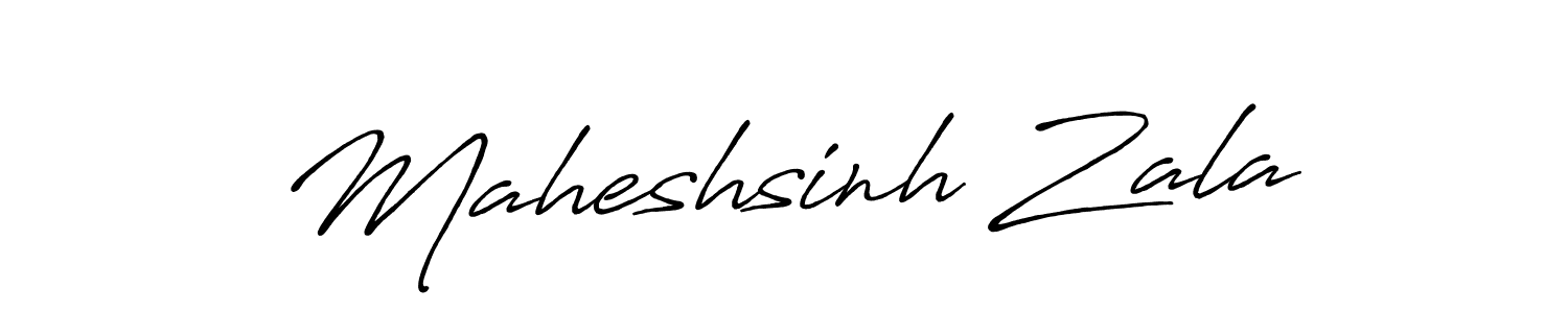 You should practise on your own different ways (Antro_Vectra_Bolder) to write your name (Maheshsinh Zala) in signature. don't let someone else do it for you. Maheshsinh Zala signature style 7 images and pictures png