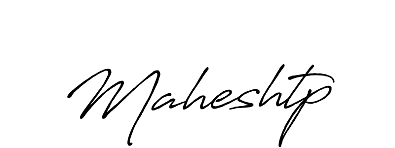 Create a beautiful signature design for name Maheshtp. With this signature (Antro_Vectra_Bolder) fonts, you can make a handwritten signature for free. Maheshtp signature style 7 images and pictures png