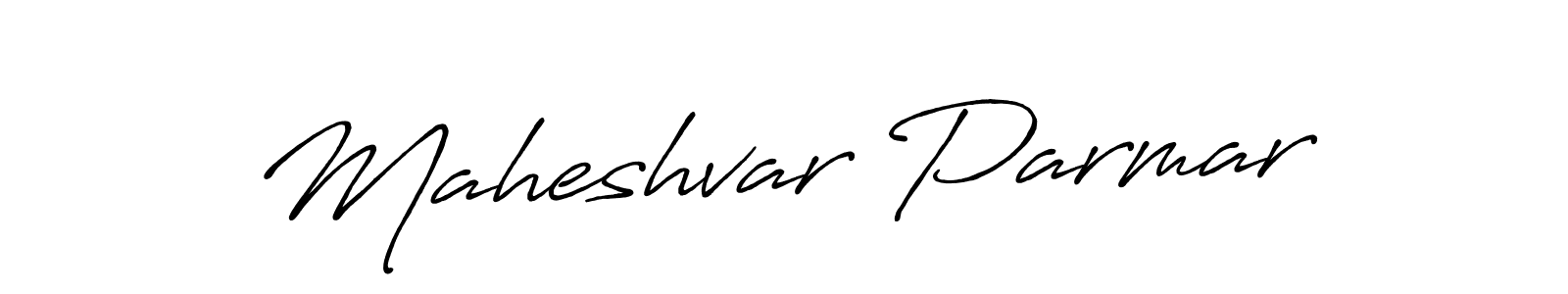 It looks lik you need a new signature style for name Maheshvar Parmar. Design unique handwritten (Antro_Vectra_Bolder) signature with our free signature maker in just a few clicks. Maheshvar Parmar signature style 7 images and pictures png