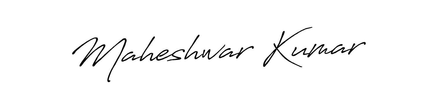 Maheshwar Kumar stylish signature style. Best Handwritten Sign (Antro_Vectra_Bolder) for my name. Handwritten Signature Collection Ideas for my name Maheshwar Kumar. Maheshwar Kumar signature style 7 images and pictures png