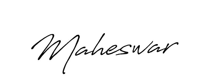 Design your own signature with our free online signature maker. With this signature software, you can create a handwritten (Antro_Vectra_Bolder) signature for name Maheswar. Maheswar signature style 7 images and pictures png