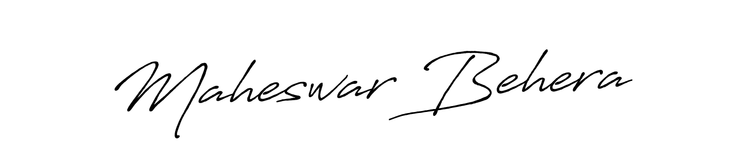 Maheswar Behera stylish signature style. Best Handwritten Sign (Antro_Vectra_Bolder) for my name. Handwritten Signature Collection Ideas for my name Maheswar Behera. Maheswar Behera signature style 7 images and pictures png