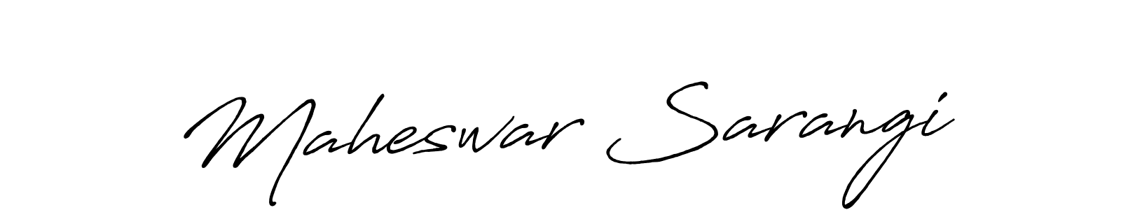 How to make Maheswar Sarangi signature? Antro_Vectra_Bolder is a professional autograph style. Create handwritten signature for Maheswar Sarangi name. Maheswar Sarangi signature style 7 images and pictures png