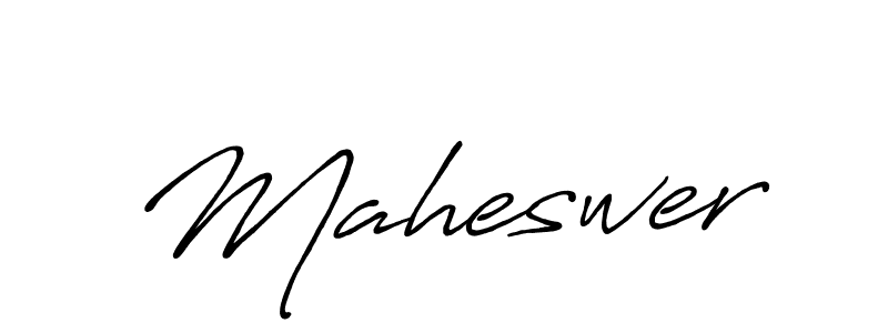 Also You can easily find your signature by using the search form. We will create Maheswer name handwritten signature images for you free of cost using Antro_Vectra_Bolder sign style. Maheswer signature style 7 images and pictures png