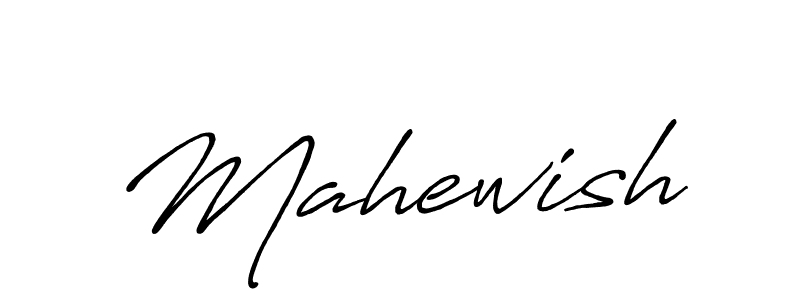 Design your own signature with our free online signature maker. With this signature software, you can create a handwritten (Antro_Vectra_Bolder) signature for name Mahewish. Mahewish signature style 7 images and pictures png