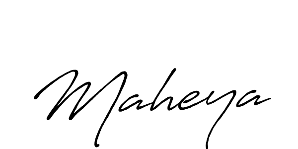 How to make Maheya signature? Antro_Vectra_Bolder is a professional autograph style. Create handwritten signature for Maheya name. Maheya signature style 7 images and pictures png