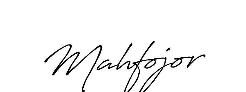 How to make Mahfojor name signature. Use Antro_Vectra_Bolder style for creating short signs online. This is the latest handwritten sign. Mahfojor signature style 7 images and pictures png