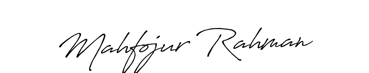 Mahfojur Rahman stylish signature style. Best Handwritten Sign (Antro_Vectra_Bolder) for my name. Handwritten Signature Collection Ideas for my name Mahfojur Rahman. Mahfojur Rahman signature style 7 images and pictures png