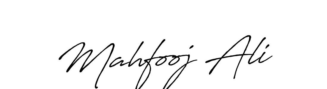 Also You can easily find your signature by using the search form. We will create Mahfooj Ali name handwritten signature images for you free of cost using Antro_Vectra_Bolder sign style. Mahfooj Ali signature style 7 images and pictures png