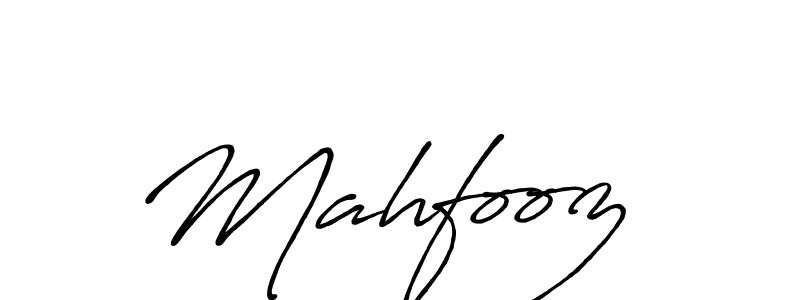 It looks lik you need a new signature style for name Mahfooz . Design unique handwritten (Antro_Vectra_Bolder) signature with our free signature maker in just a few clicks. Mahfooz  signature style 7 images and pictures png