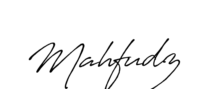 Also You can easily find your signature by using the search form. We will create Mahfudz name handwritten signature images for you free of cost using Antro_Vectra_Bolder sign style. Mahfudz signature style 7 images and pictures png