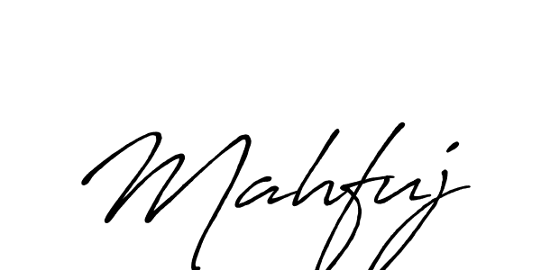 How to make Mahfuj name signature. Use Antro_Vectra_Bolder style for creating short signs online. This is the latest handwritten sign. Mahfuj signature style 7 images and pictures png
