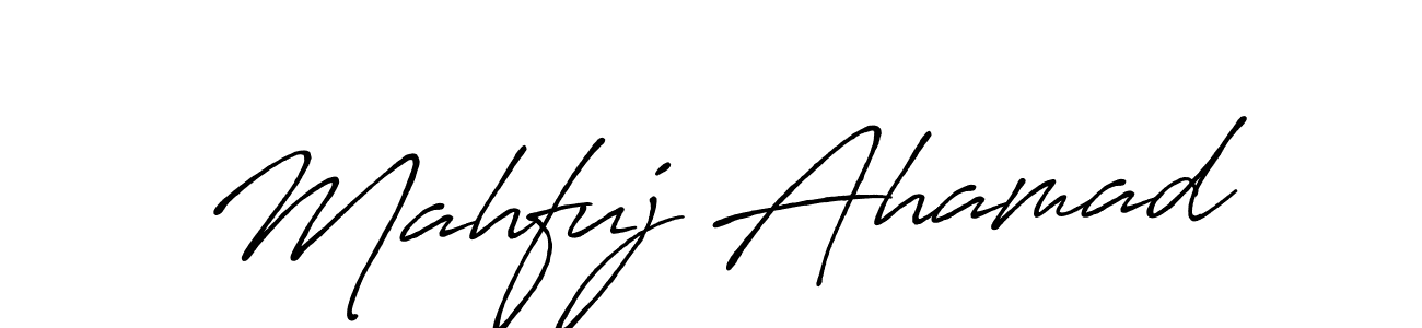 if you are searching for the best signature style for your name Mahfuj Ahamad. so please give up your signature search. here we have designed multiple signature styles  using Antro_Vectra_Bolder. Mahfuj Ahamad signature style 7 images and pictures png