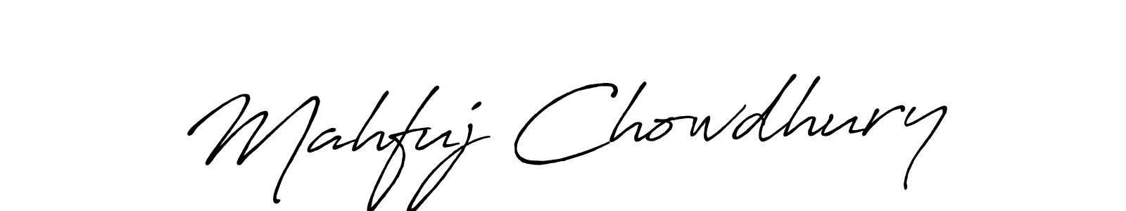 Antro_Vectra_Bolder is a professional signature style that is perfect for those who want to add a touch of class to their signature. It is also a great choice for those who want to make their signature more unique. Get Mahfuj Chowdhury name to fancy signature for free. Mahfuj Chowdhury signature style 7 images and pictures png