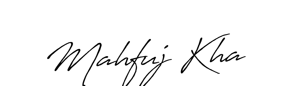 Make a beautiful signature design for name Mahfuj Kha. Use this online signature maker to create a handwritten signature for free. Mahfuj Kha signature style 7 images and pictures png