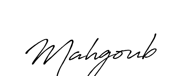 How to make Mahgoub signature? Antro_Vectra_Bolder is a professional autograph style. Create handwritten signature for Mahgoub name. Mahgoub signature style 7 images and pictures png