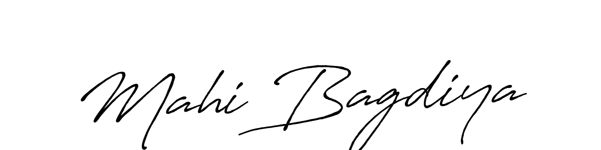 Once you've used our free online signature maker to create your best signature Antro_Vectra_Bolder style, it's time to enjoy all of the benefits that Mahi Bagdiya name signing documents. Mahi Bagdiya signature style 7 images and pictures png